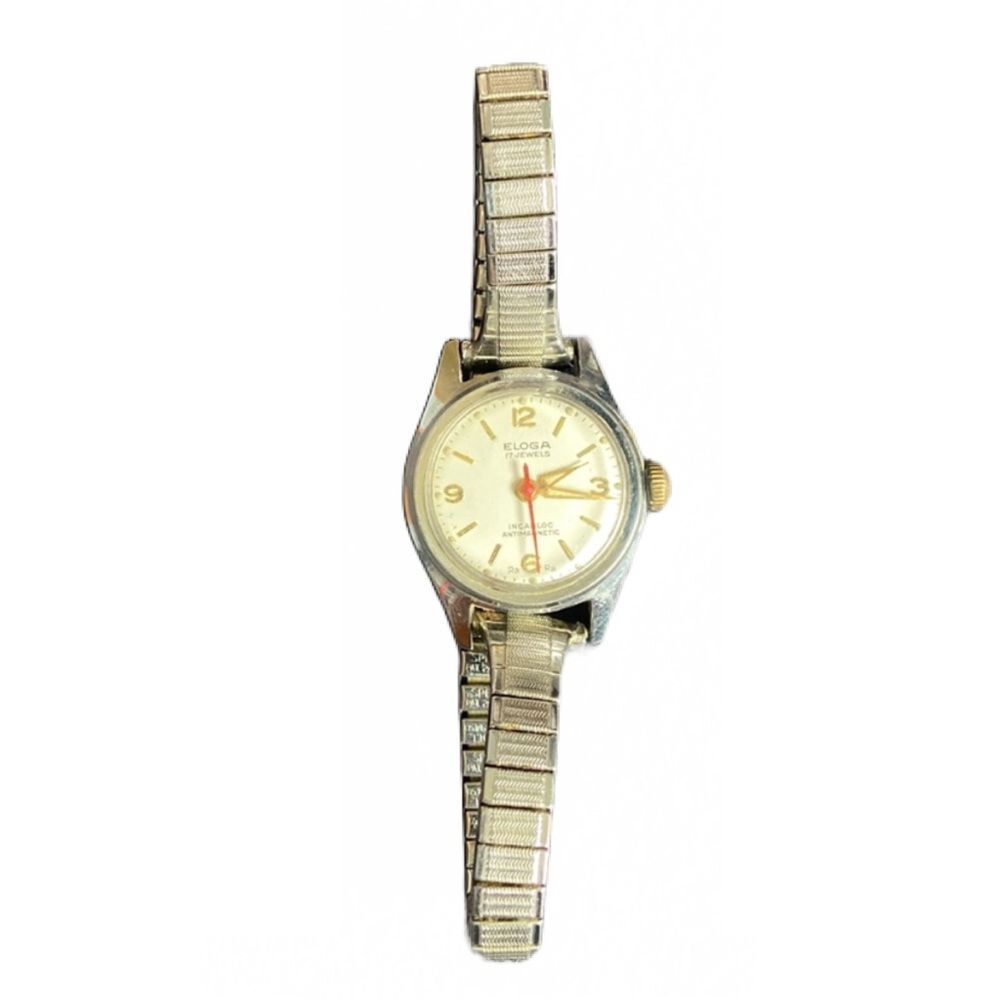 ELOGA 17 JEWELS INCABLOC ANTIMAGNETIC WRIST WATCH